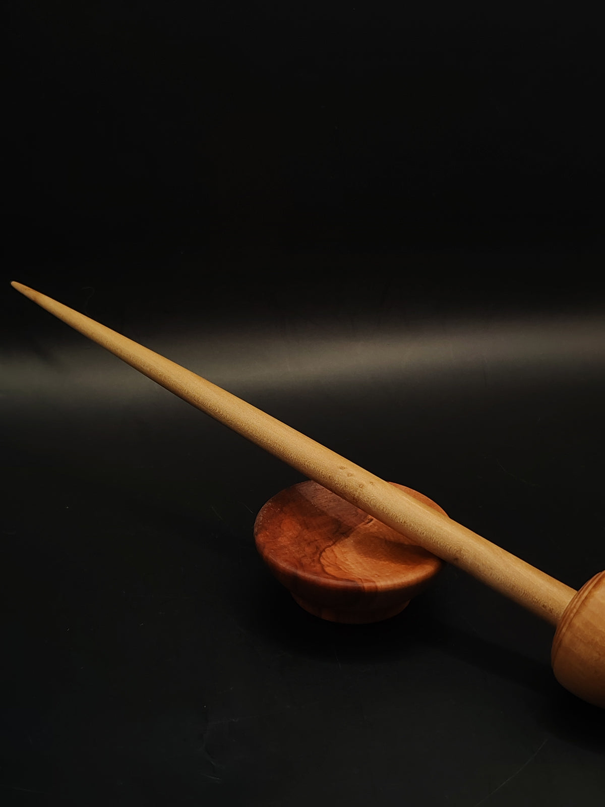 Pear Support Spindle Set with Plum Bowl – 24g / 0.85 oz