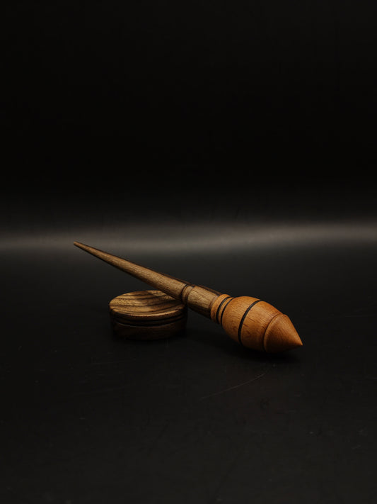 Mini Walnut Support Spindle with Beech Whorl – 12g / 0.42 oz